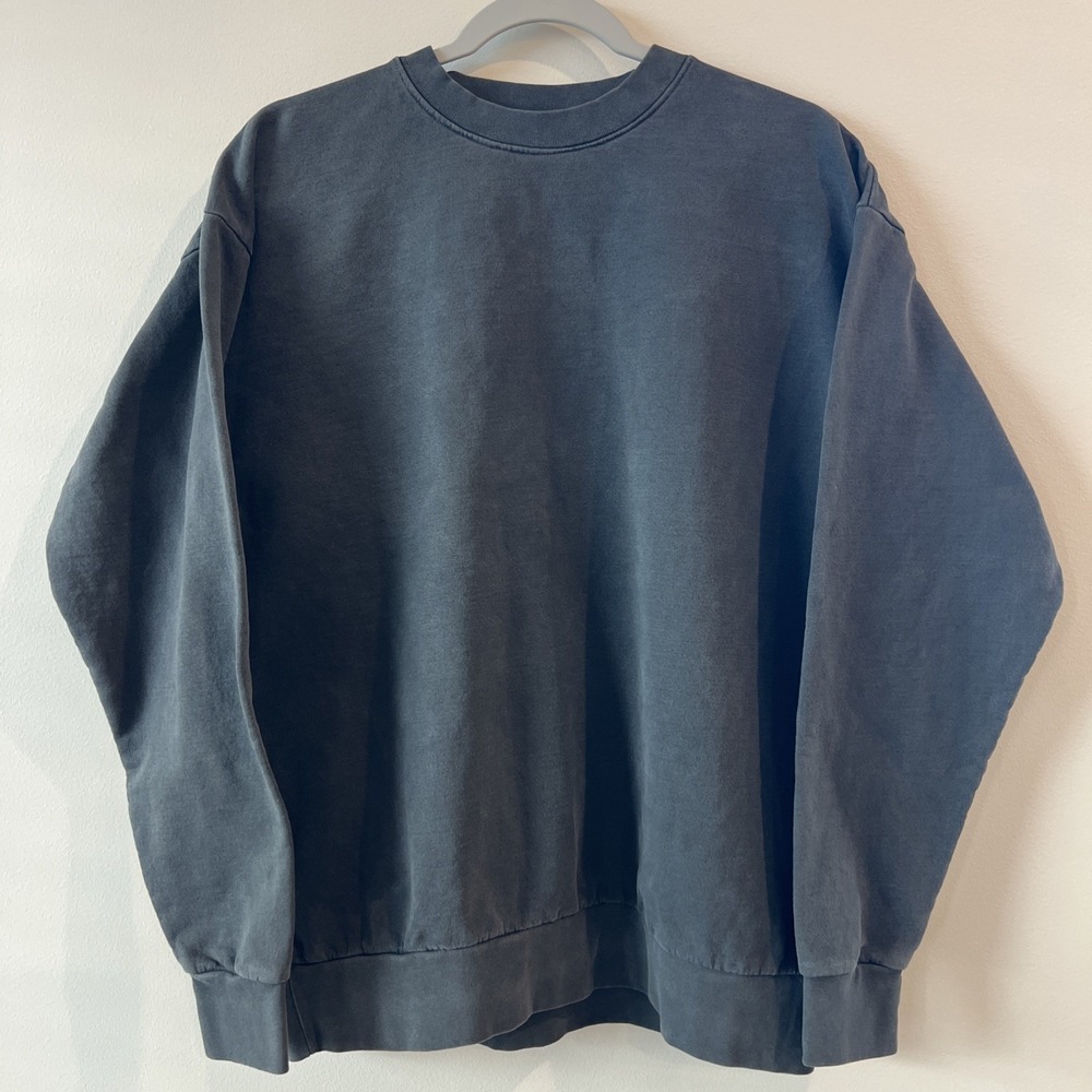 OnlyNY Premium Basics Men's Crewneck  Cotton Sweatshirt Gray Size S USA NWT